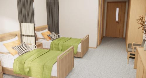 Anti-Slip Homogeneous PVC Nursing Home Flooring