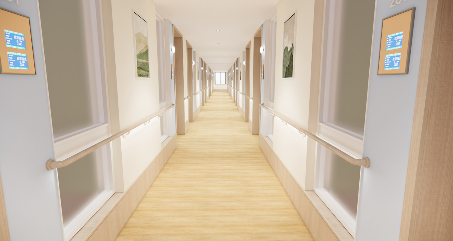 Suelos LVT para residencias de ancianos TimelessStyle con tablones de madera clásicos