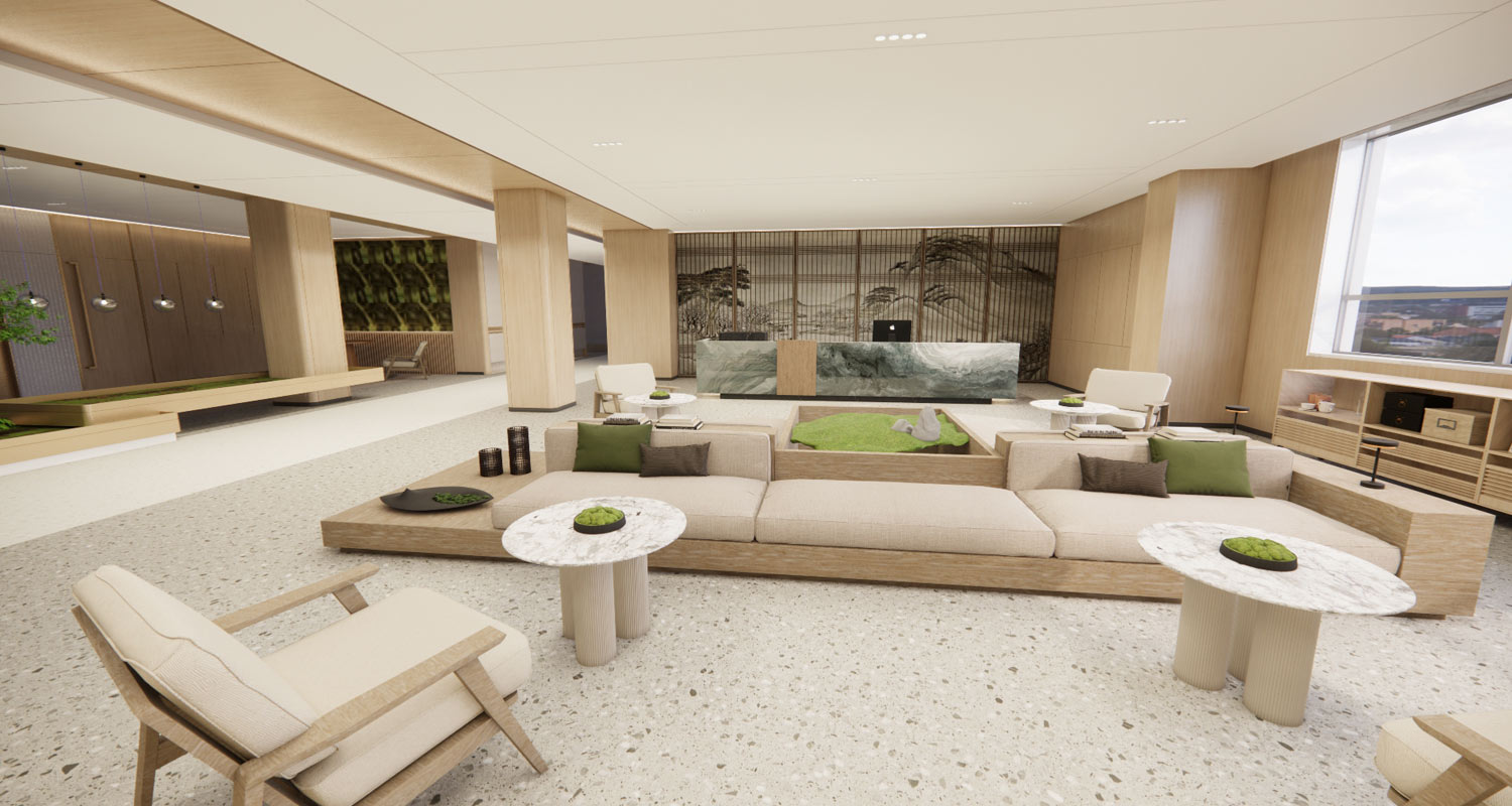 Pisos LVT ElegantStone para residencias de ancianos, aspecto moderno y atemporal