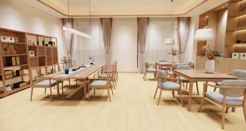 CozyWood LVT Nursing Home Flooring Warm and Quiet Wood Planks