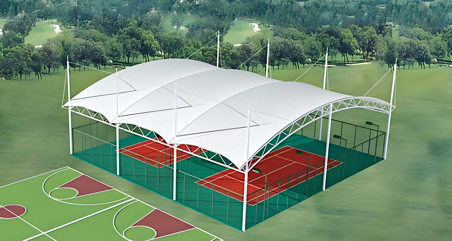 Membrana de techo de PTFE resistente a la intemperie y de larga duración