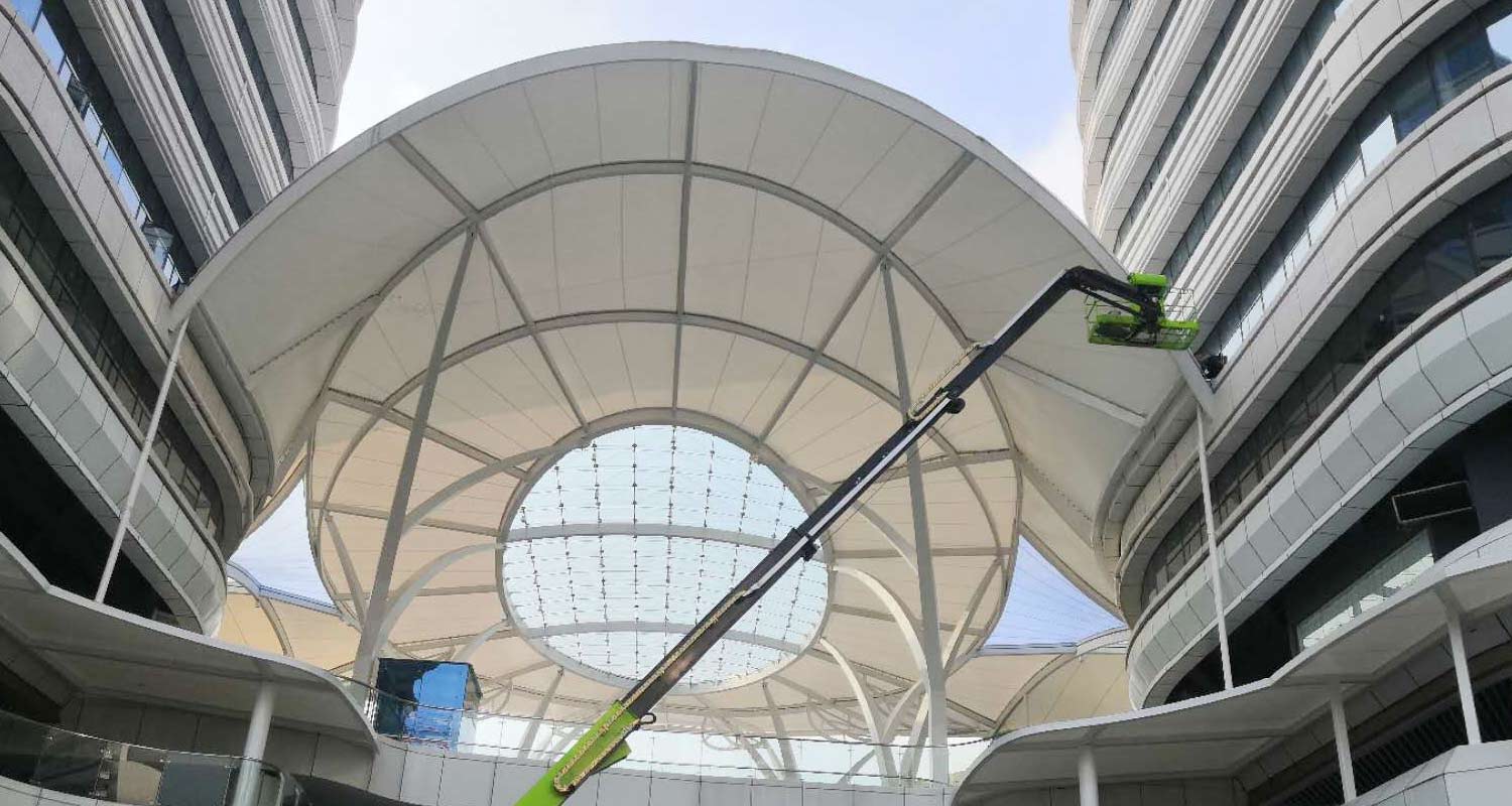 Membrana estructural de PVDF para exteriores