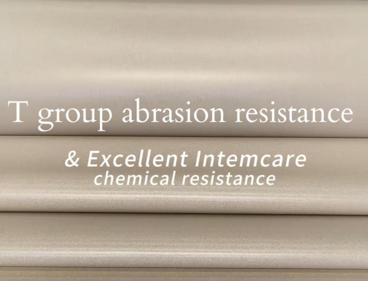 resistencia a la abrasión del grupo T y excelente resistencia química de Intemcare