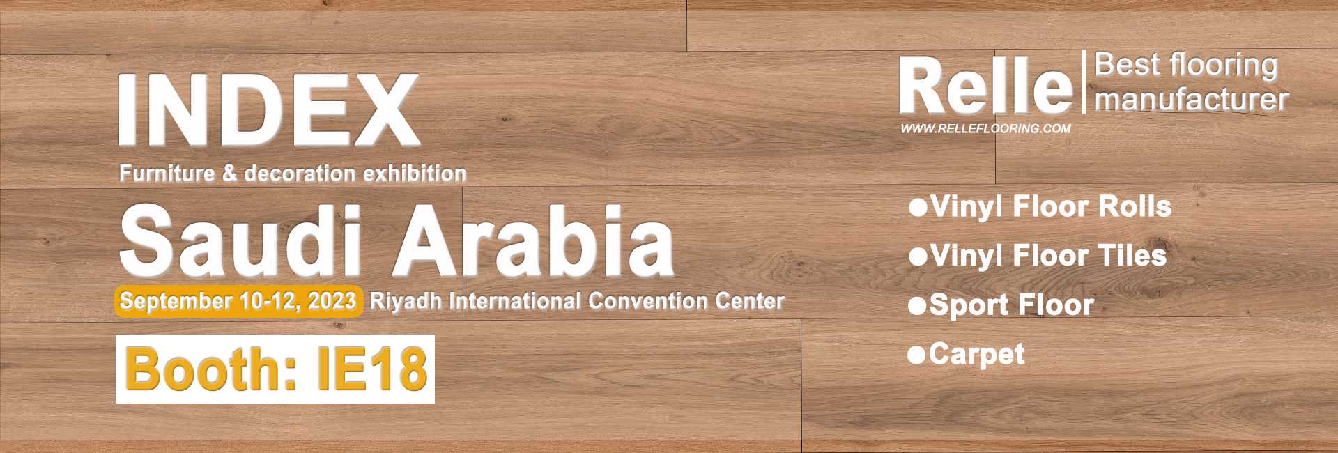 Welcome to Saudi Arabia INDEXF Exhibition